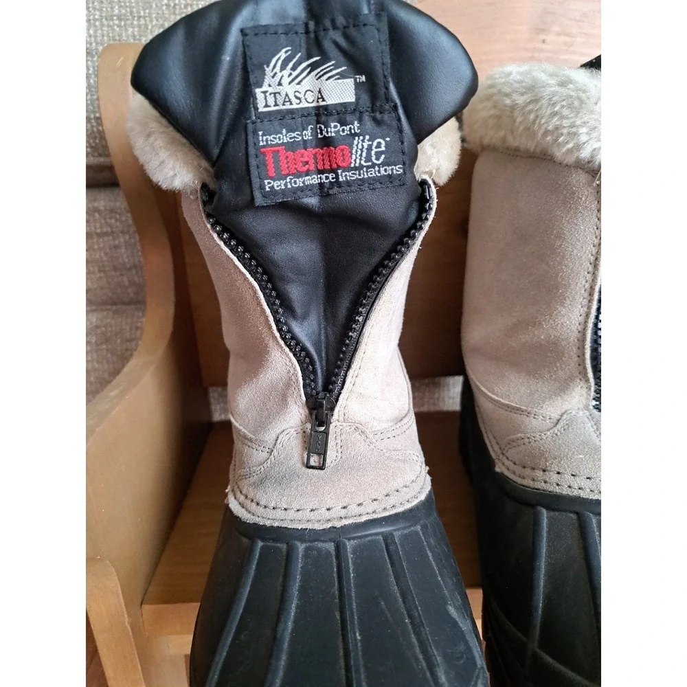 Itasca Women's Tahoe Suede Winter Snow Boots 200 gr Thermolite Insulation  9.0